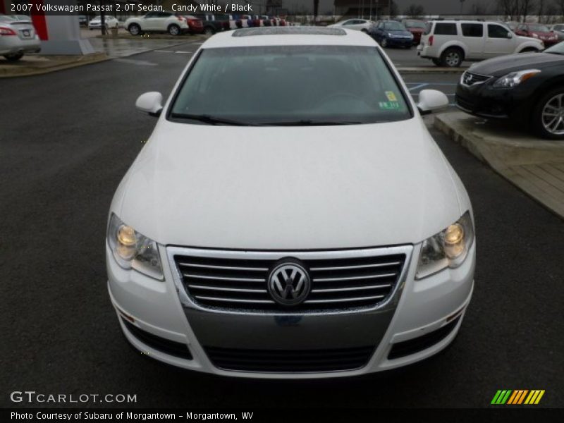 Candy White / Black 2007 Volkswagen Passat 2.0T Sedan