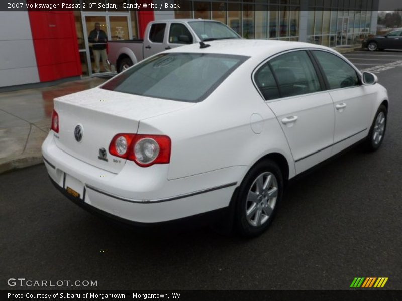 Candy White / Black 2007 Volkswagen Passat 2.0T Sedan