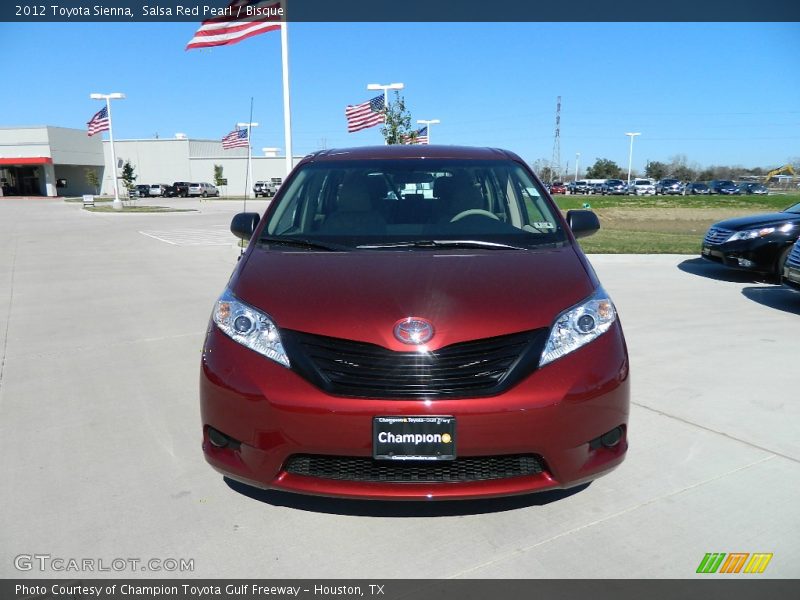 Salsa Red Pearl / Bisque 2012 Toyota Sienna