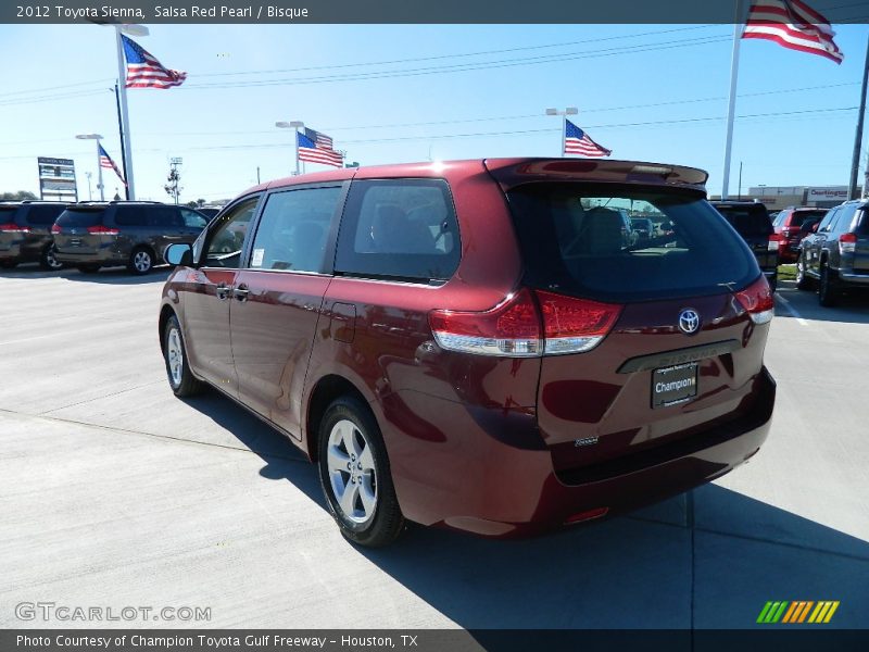 Salsa Red Pearl / Bisque 2012 Toyota Sienna