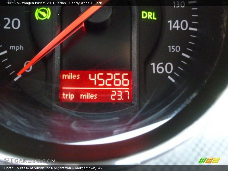 Candy White / Black 2007 Volkswagen Passat 2.0T Sedan