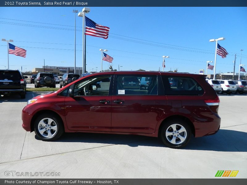 Salsa Red Pearl / Bisque 2012 Toyota Sienna