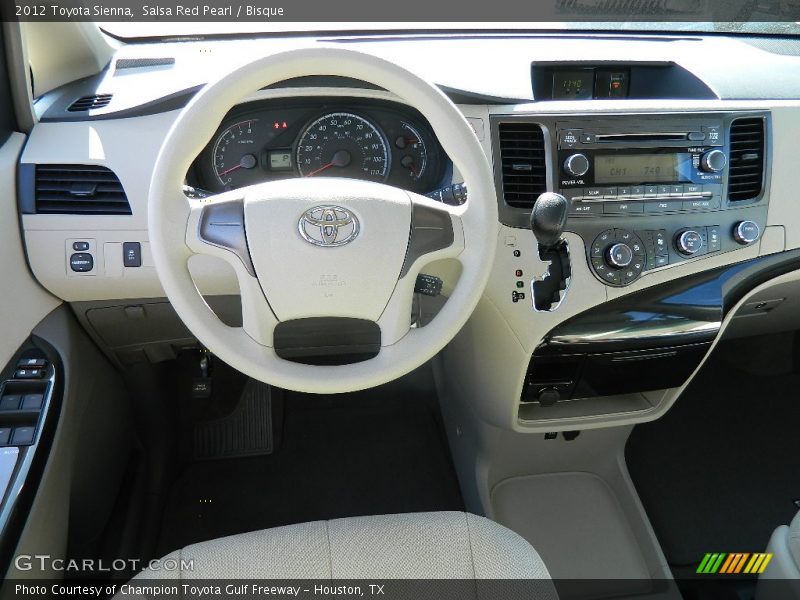 Salsa Red Pearl / Bisque 2012 Toyota Sienna