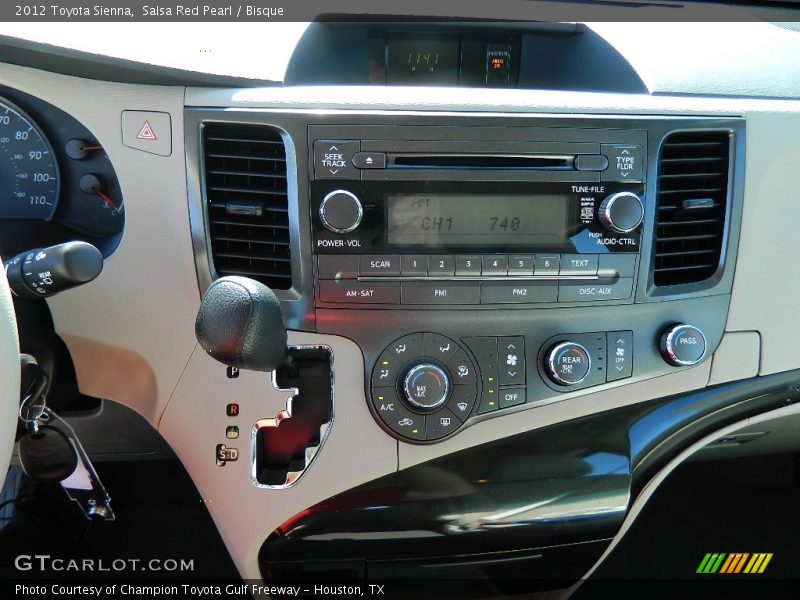 Salsa Red Pearl / Bisque 2012 Toyota Sienna