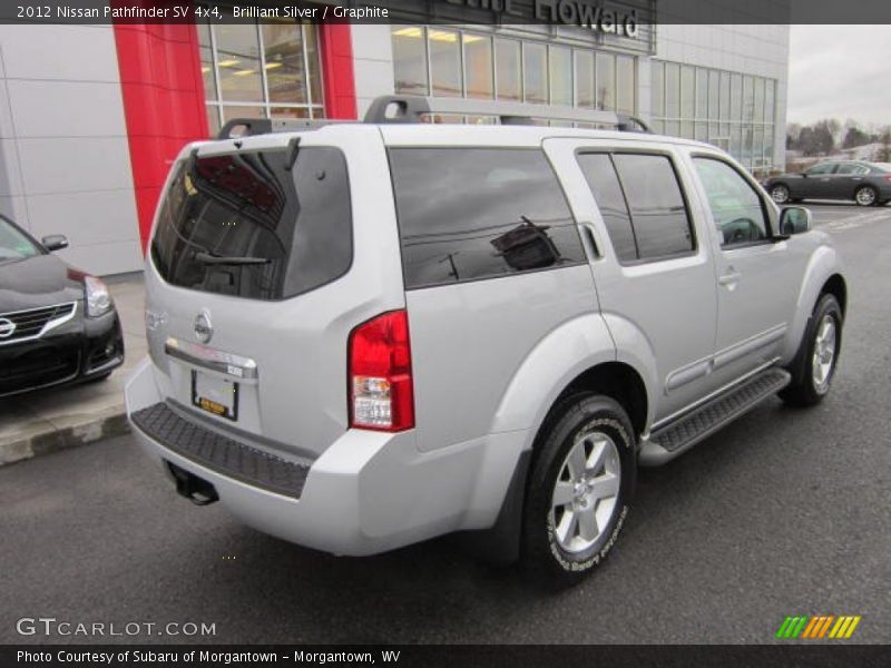 Brilliant Silver / Graphite 2012 Nissan Pathfinder SV 4x4