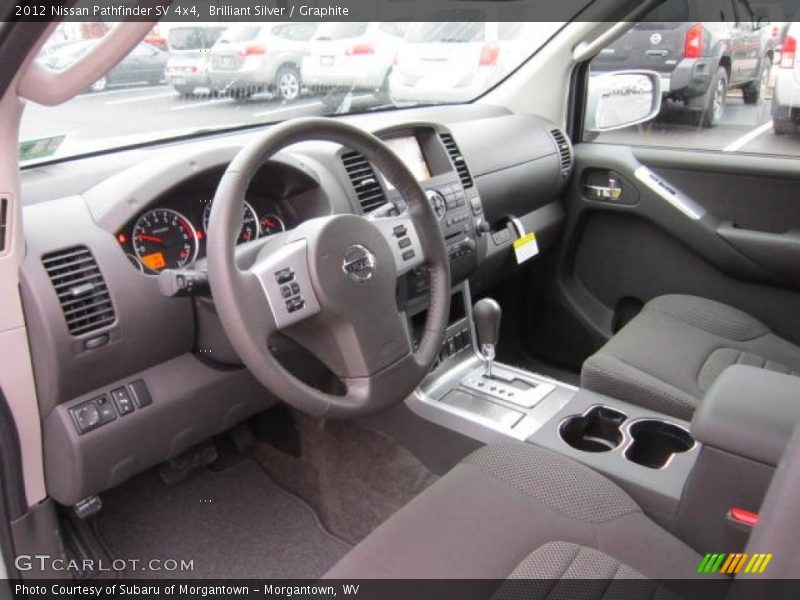 Brilliant Silver / Graphite 2012 Nissan Pathfinder SV 4x4