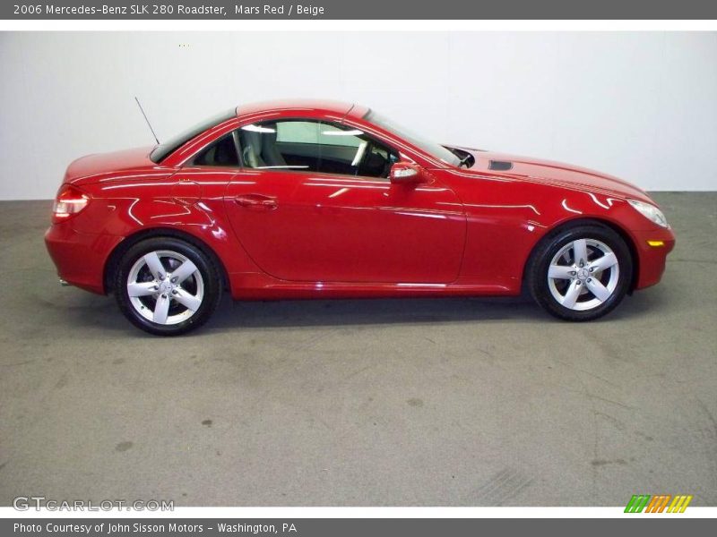 Mars Red / Beige 2006 Mercedes-Benz SLK 280 Roadster