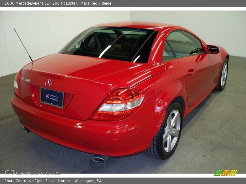 Mars Red / Beige 2006 Mercedes-Benz SLK 280 Roadster