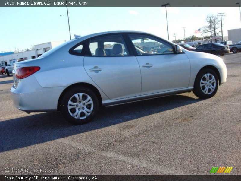 Liquid Silver / Gray 2010 Hyundai Elantra GLS