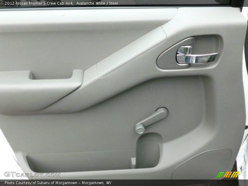 Avalanche White / Steel 2012 Nissan Frontier S Crew Cab 4x4
