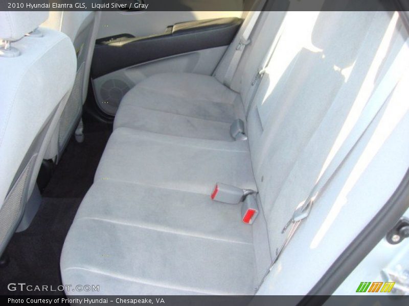 Liquid Silver / Gray 2010 Hyundai Elantra GLS