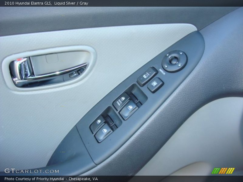 Liquid Silver / Gray 2010 Hyundai Elantra GLS