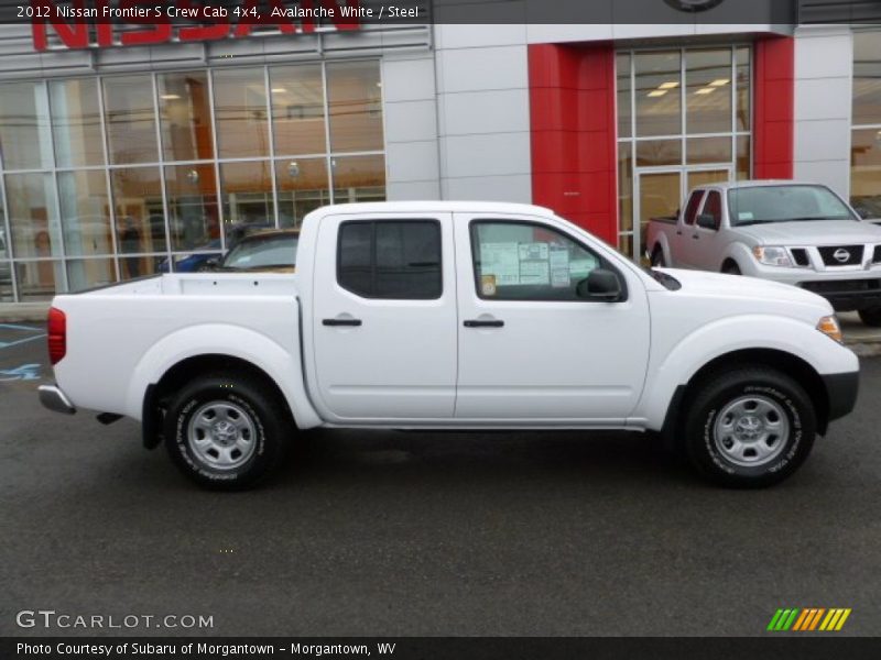  2012 Frontier S Crew Cab 4x4 Avalanche White