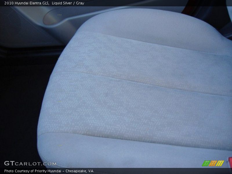 Liquid Silver / Gray 2010 Hyundai Elantra GLS