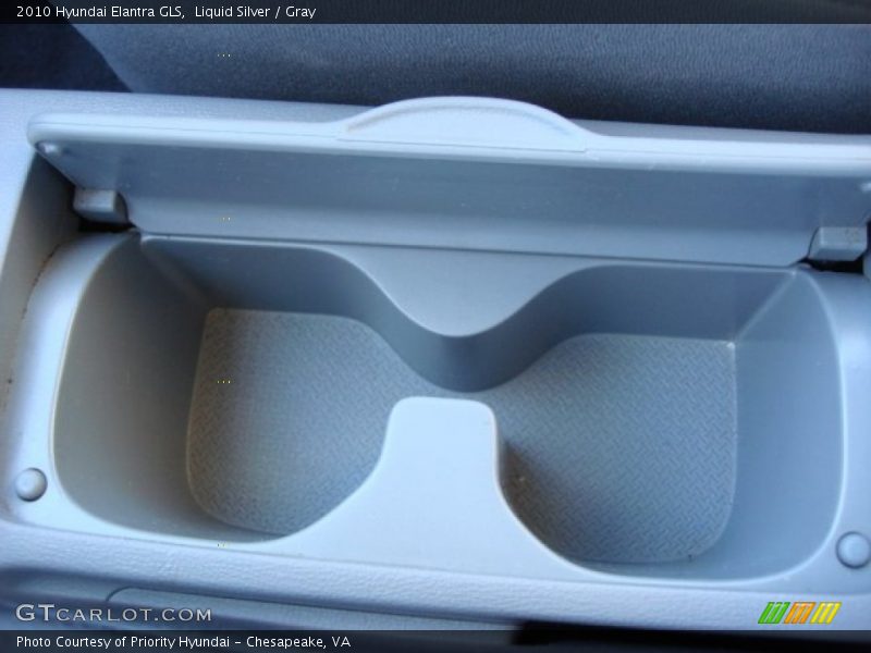Liquid Silver / Gray 2010 Hyundai Elantra GLS