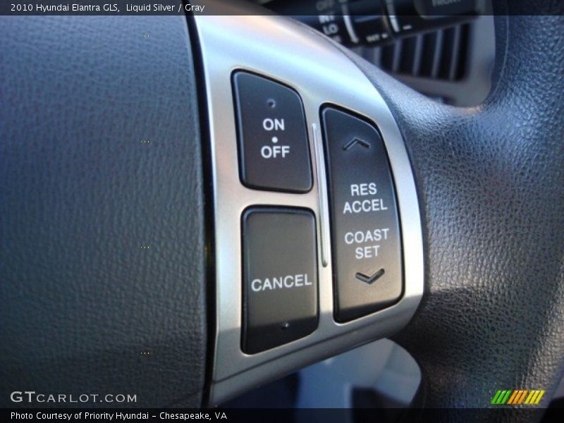 Liquid Silver / Gray 2010 Hyundai Elantra GLS