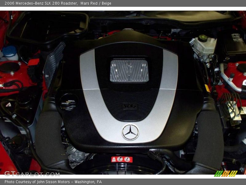 Mars Red / Beige 2006 Mercedes-Benz SLK 280 Roadster