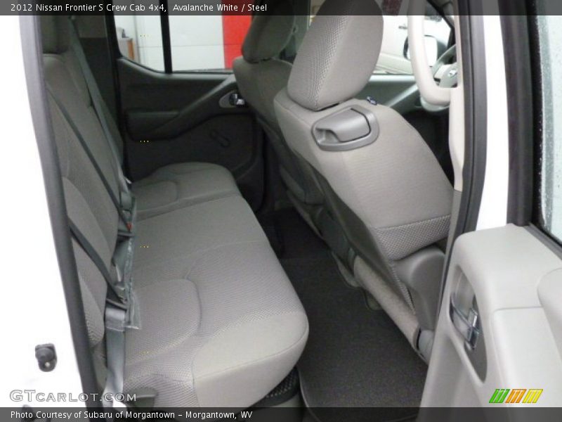 Avalanche White / Steel 2012 Nissan Frontier S Crew Cab 4x4
