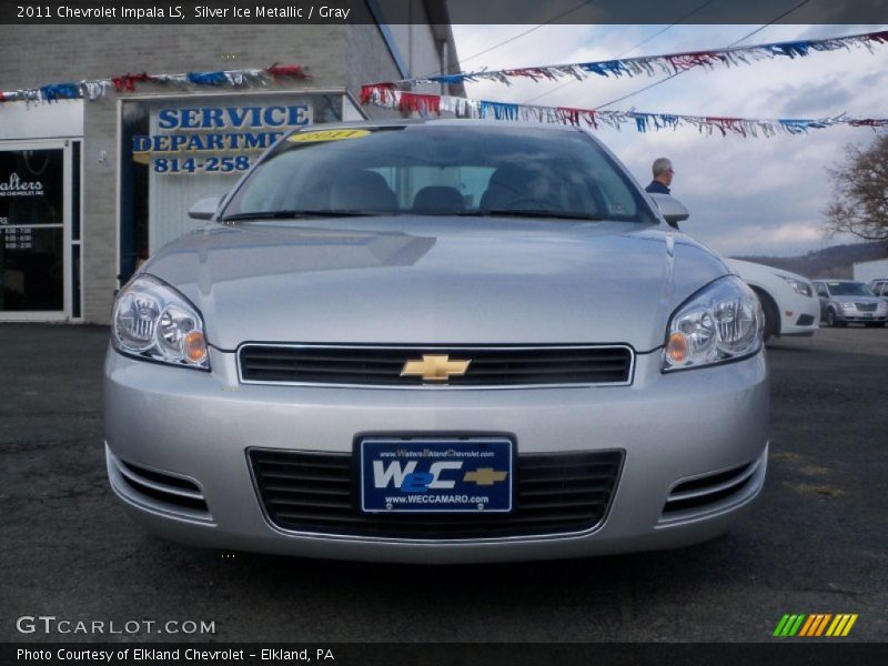 Silver Ice Metallic / Gray 2011 Chevrolet Impala LS