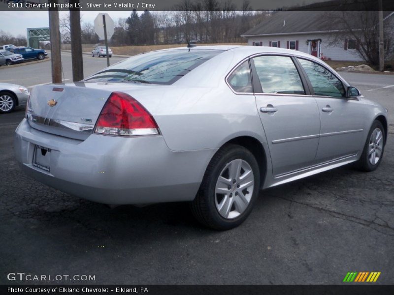 Silver Ice Metallic / Gray 2011 Chevrolet Impala LS