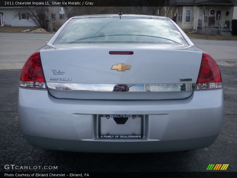 Silver Ice Metallic / Gray 2011 Chevrolet Impala LS