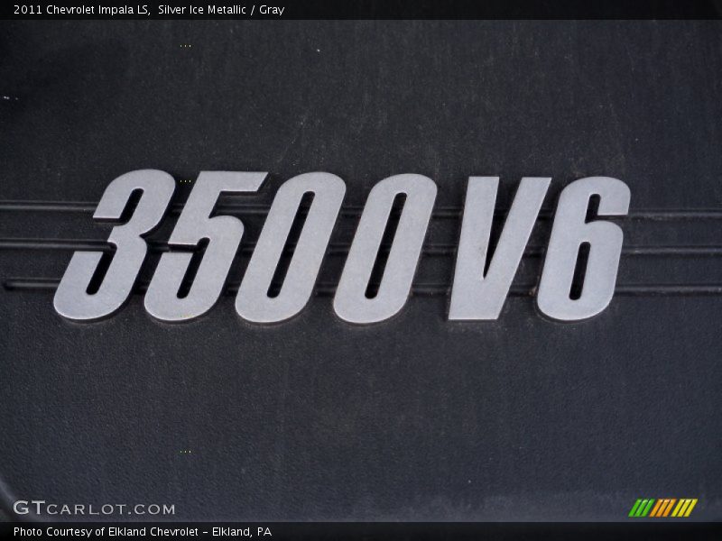 Silver Ice Metallic / Gray 2011 Chevrolet Impala LS