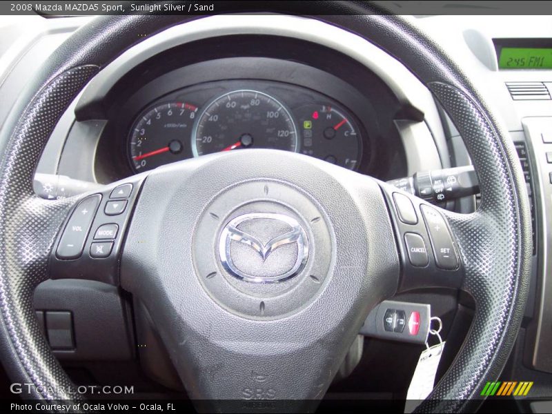 Sunlight Silver / Sand 2008 Mazda MAZDA5 Sport