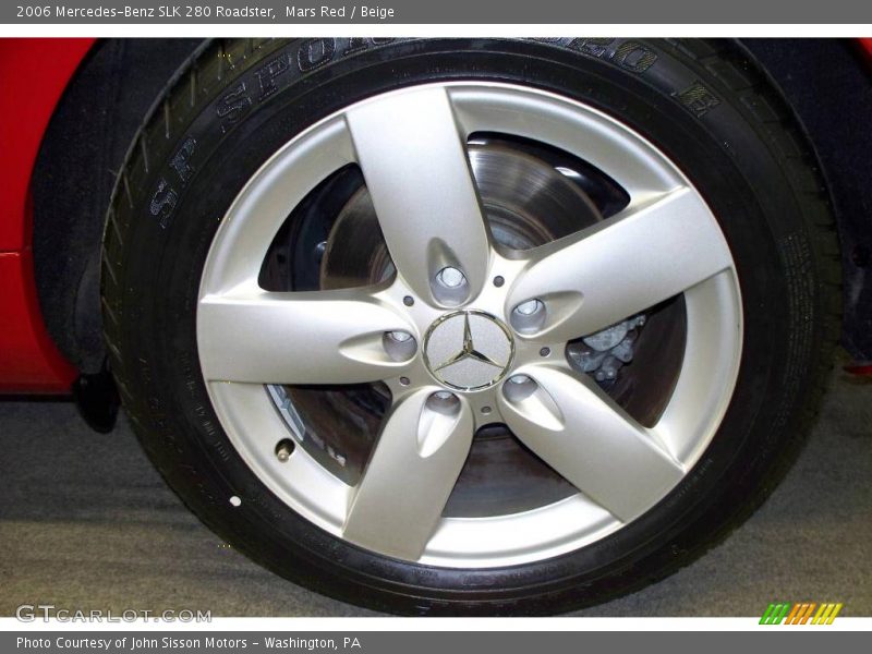 Mars Red / Beige 2006 Mercedes-Benz SLK 280 Roadster