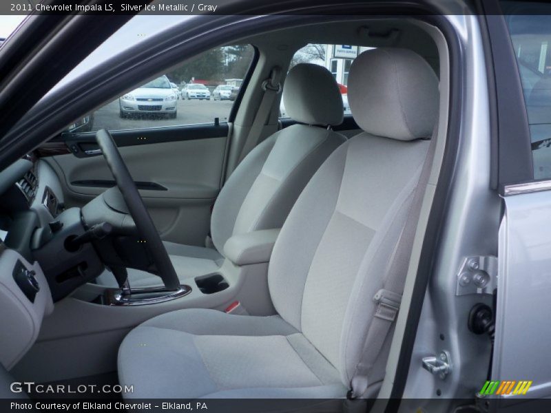Silver Ice Metallic / Gray 2011 Chevrolet Impala LS