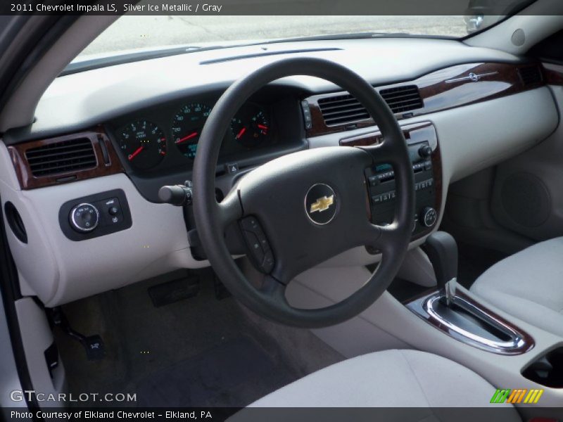 Silver Ice Metallic / Gray 2011 Chevrolet Impala LS
