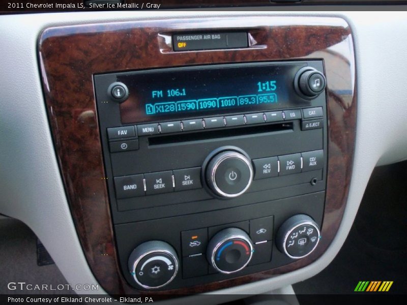 Silver Ice Metallic / Gray 2011 Chevrolet Impala LS