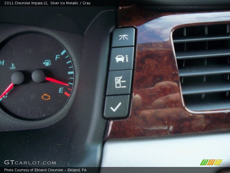 Silver Ice Metallic / Gray 2011 Chevrolet Impala LS