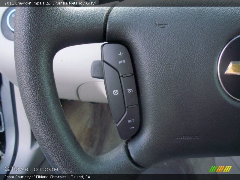 Silver Ice Metallic / Gray 2011 Chevrolet Impala LS