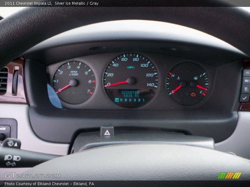 Silver Ice Metallic / Gray 2011 Chevrolet Impala LS