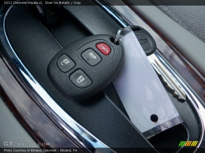 Silver Ice Metallic / Gray 2011 Chevrolet Impala LS