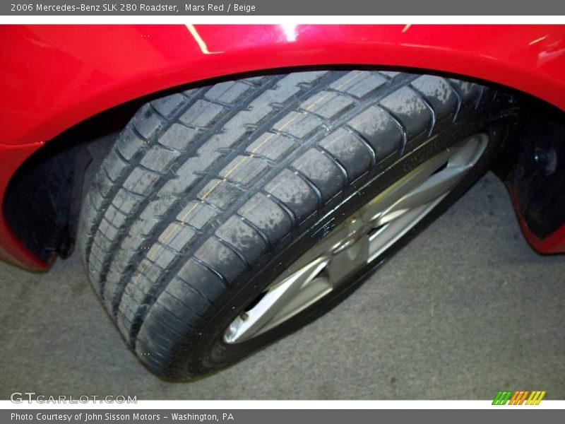 Mars Red / Beige 2006 Mercedes-Benz SLK 280 Roadster