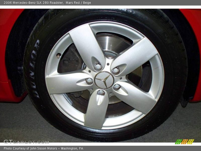 Mars Red / Beige 2006 Mercedes-Benz SLK 280 Roadster
