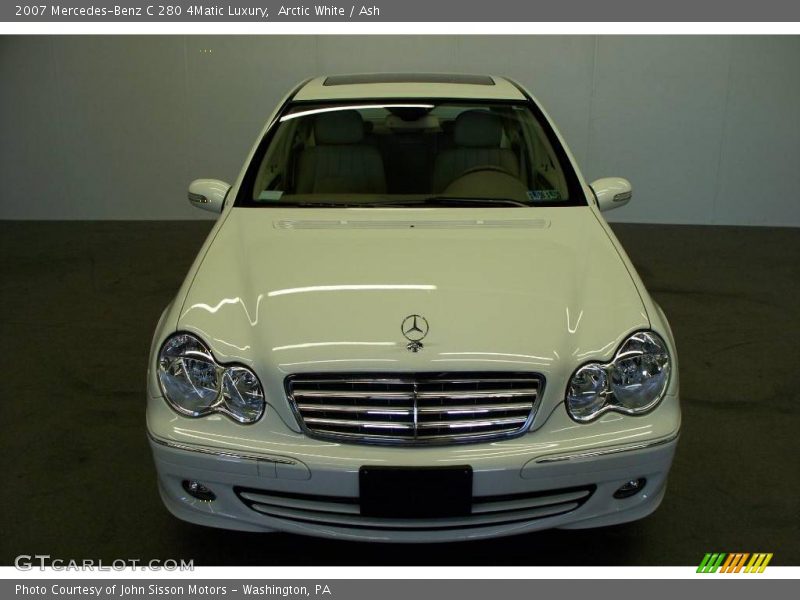 Arctic White / Ash 2007 Mercedes-Benz C 280 4Matic Luxury