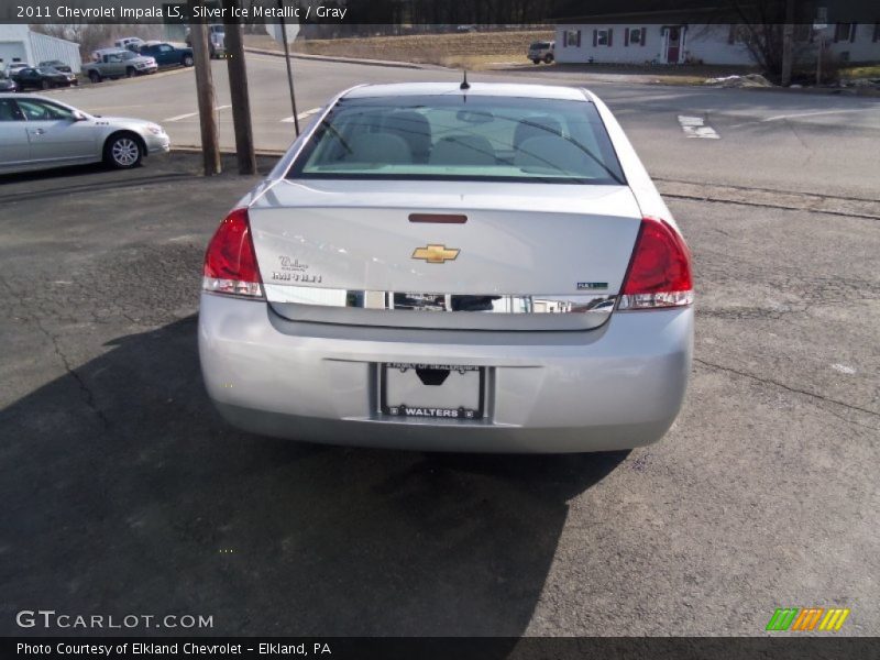 Silver Ice Metallic / Gray 2011 Chevrolet Impala LS