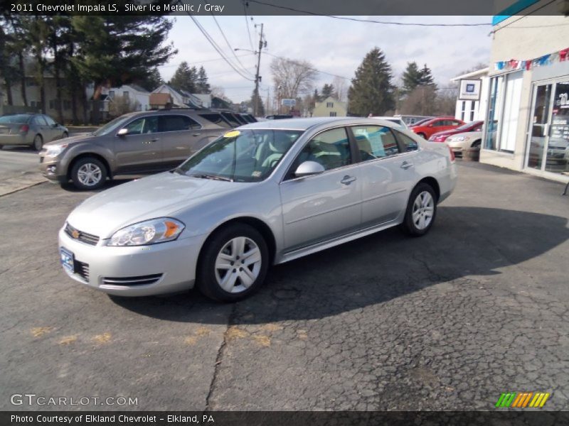 Silver Ice Metallic / Gray 2011 Chevrolet Impala LS
