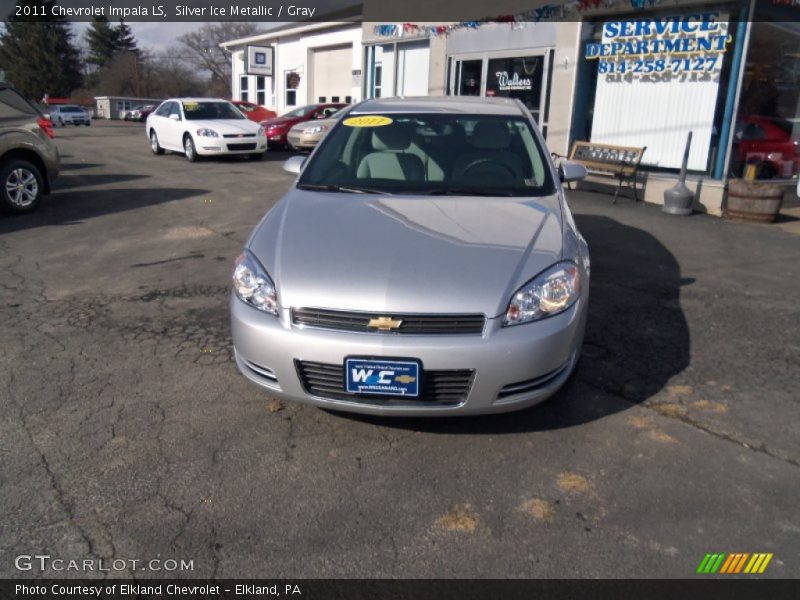 Silver Ice Metallic / Gray 2011 Chevrolet Impala LS