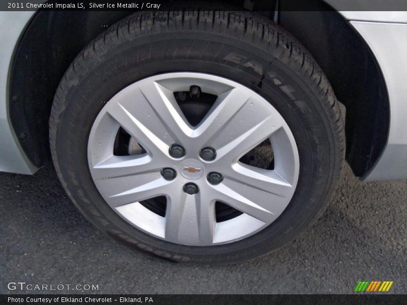 Silver Ice Metallic / Gray 2011 Chevrolet Impala LS
