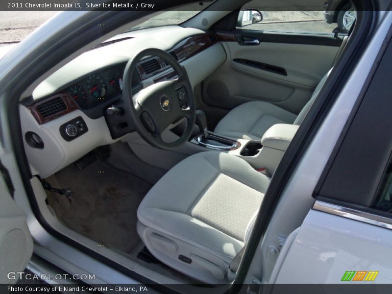 Silver Ice Metallic / Gray 2011 Chevrolet Impala LS