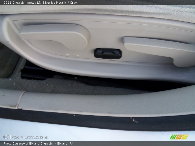 Silver Ice Metallic / Gray 2011 Chevrolet Impala LS