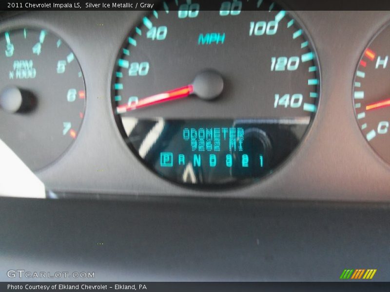 Silver Ice Metallic / Gray 2011 Chevrolet Impala LS