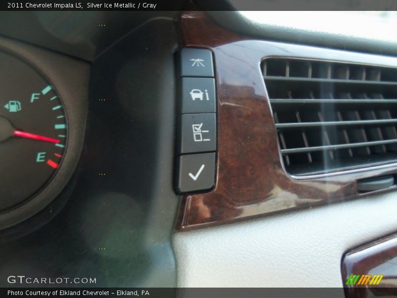 Silver Ice Metallic / Gray 2011 Chevrolet Impala LS