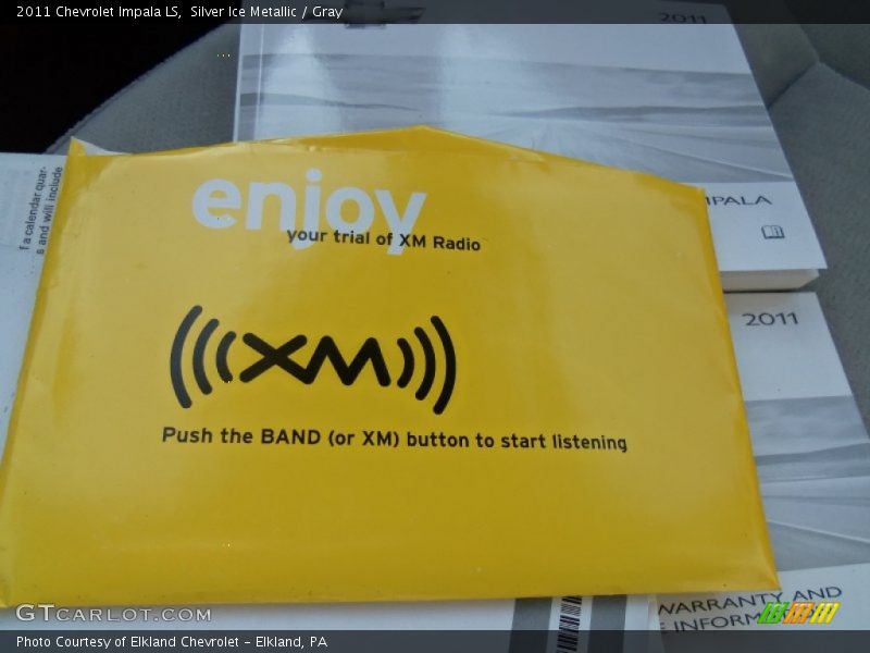 Silver Ice Metallic / Gray 2011 Chevrolet Impala LS