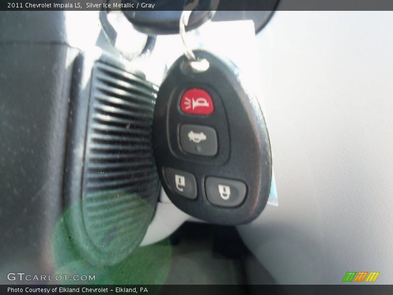 Silver Ice Metallic / Gray 2011 Chevrolet Impala LS