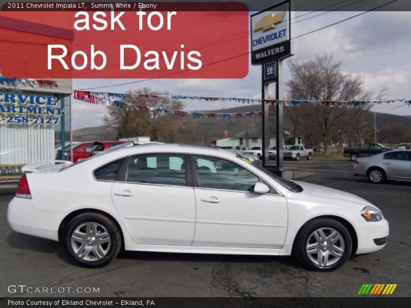 Summit White / Ebony 2011 Chevrolet Impala LT
