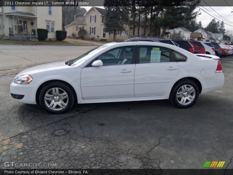 Summit White / Ebony 2011 Chevrolet Impala LT